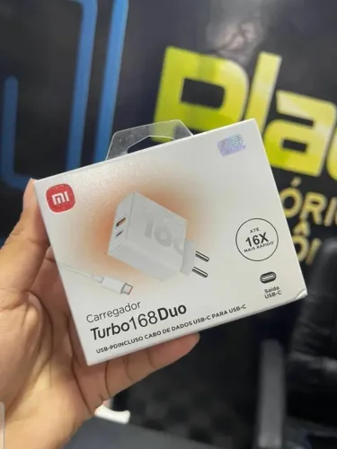 Carregador Turbo Power Xiaomi Super Rápido 168w Tipo-C (NOVO)