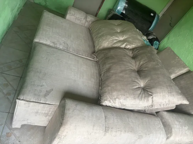 Sofá retrátil e reclinável sofá cama