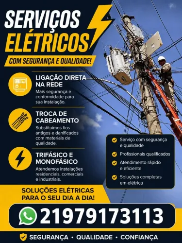 Eletricista residencial é comercial