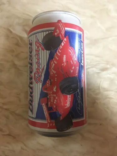 Lata Budweiser - Christian Fittipaldi - Fórmula Indy de 1996