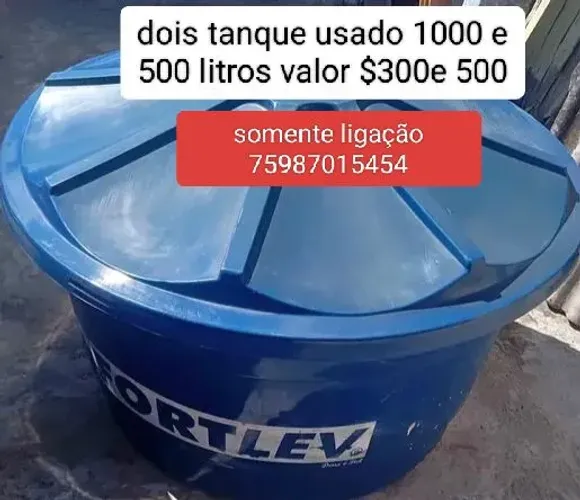 Caixa d'água 500 litro $ 350 reais