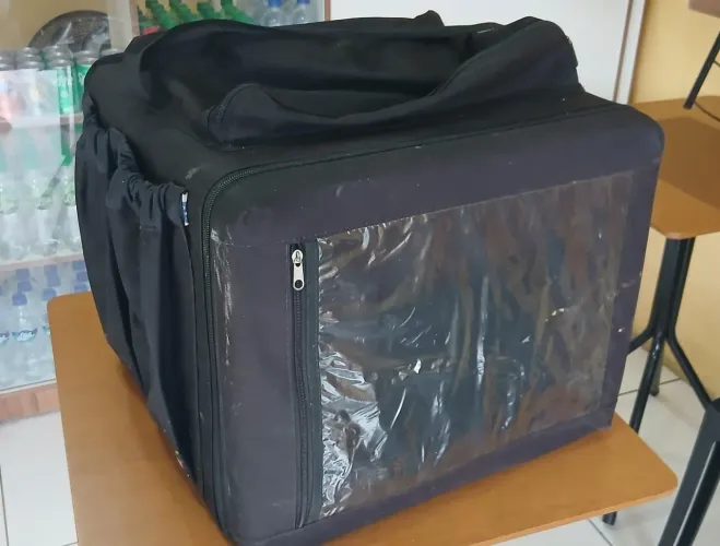 Bag térmica para delivery de pizza até 35 cm.
