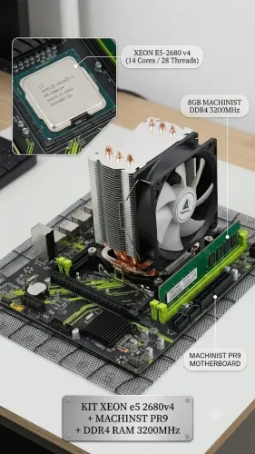 KIT XEON E5 2680 V4 + 8GB RAM 