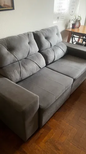 Sofá retrátil 3 lugares