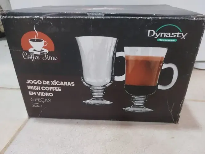 Jogo de xícaras Irish Cofee 6 peças