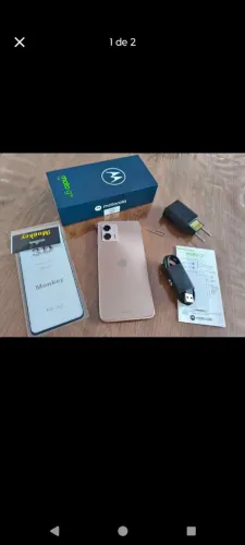 VENDO MOTO G53 NOVINHO DE 128 GIGAS INTERNET 5G COM PELÍCULA CAPINHA E CARREGADOR BARATO
