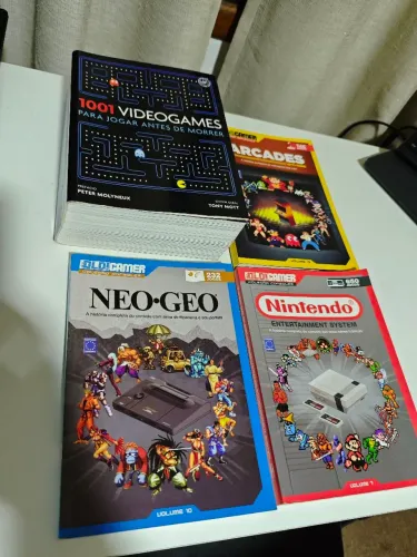 Kit 4 livros de videogames