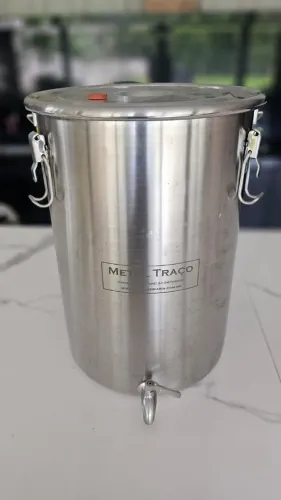 Fermentador de Inox para Cerveja HomeBrewer 20 a 30 litros