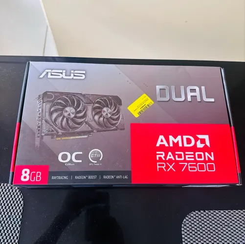 Placa de video nova Rx 7600 8G