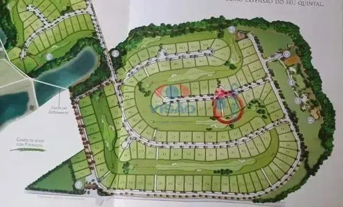 Terreno a venda de 1000 m2 no Condominio Jardins de Golfe em Indaiatuba/SP
