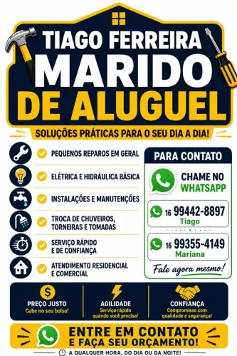 Marido de Aluguel TF serviços profissionais