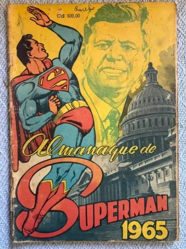 Almanaque + Almanaquinho Superman 1965 EBAL 
