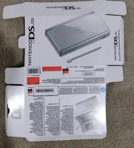 Caixa + berço - Reposição Nintendo DS LITE - Polar White