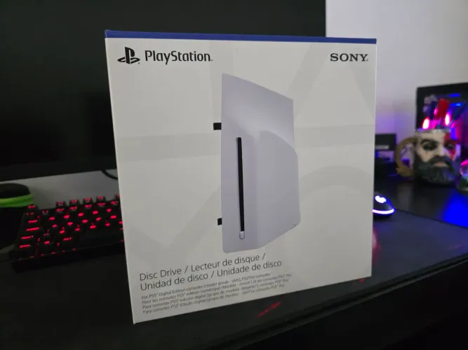 Unidade de disco Playstation, Lacrada (aceito cartão)