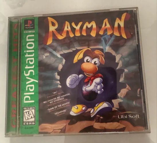 Jogo Rayman PS1 ORIGINAL em ótimas condições