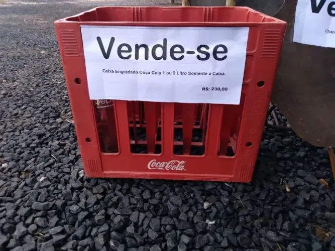 Caixa Engradado Coca Cola 1 Litro Somente a Caixa