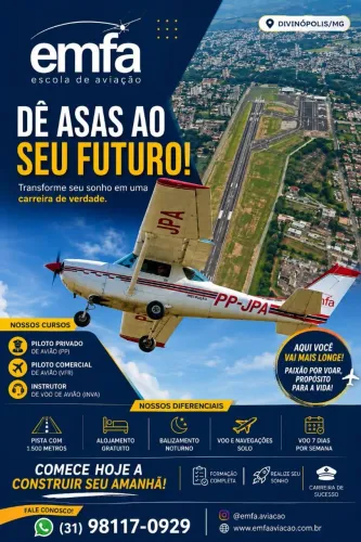 Curso prático de Piloto Privado, Piloto Comercial e Instrutor de Voo