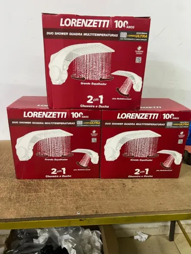CHUVEIRO DUCHA DUO SHOWER QUADRA MULT 6800W 220V - LORENZETTI