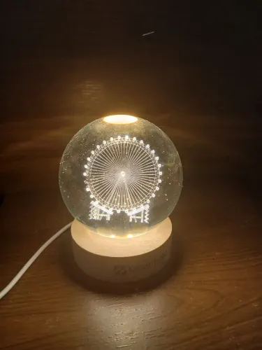 Luminária de roda gigante