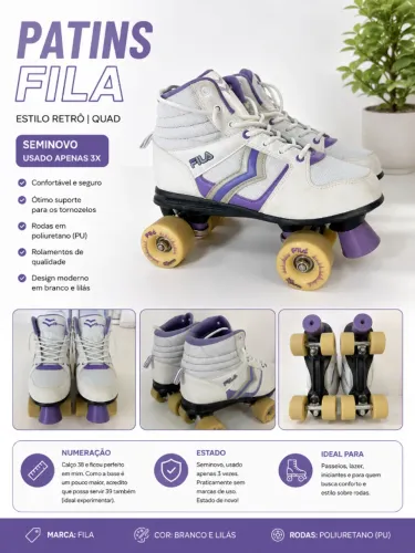 Patins FILA quad/retrô