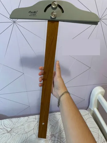 Régua T de Madeira Trident com Bordas de Acrílico - Cabeçote Móvel - Ótimo Estado
