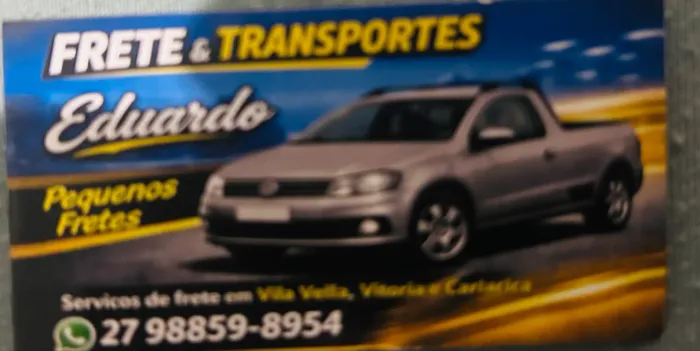 Pequeno frete com segurança em Vila Velha faço