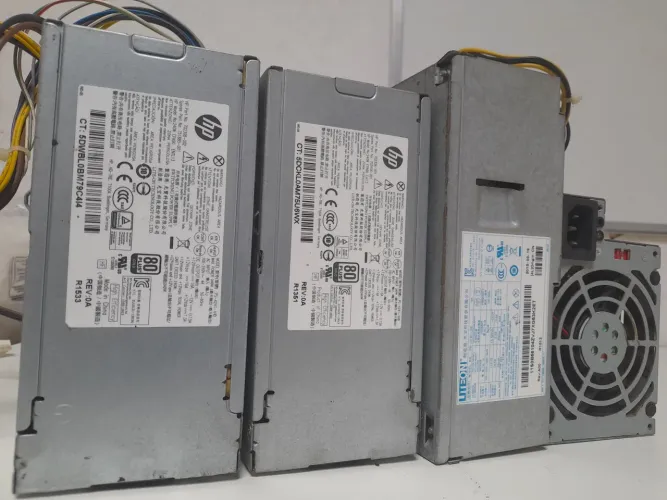Fonte Dell optiplex HP prodesk elitedesk Lenovo selo 80 Plus (LOTE DE FONTE SLIM SFF)
