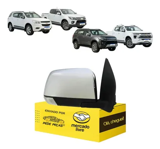 Retrovisor S10 Trailblazer 2021 2022 2023 2024 2025 2026 Ld