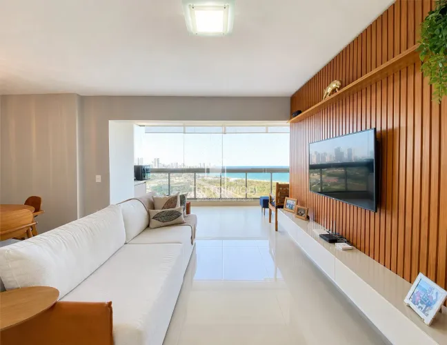 145 m² | 4 quartos | 3 vagas soltas | Apartamento climatizado no Costa Mare Residence Club