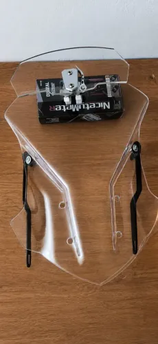 Bolha Com Defletor Bmw G310 Gs - Cristal Motobolhas (Semi Nova)