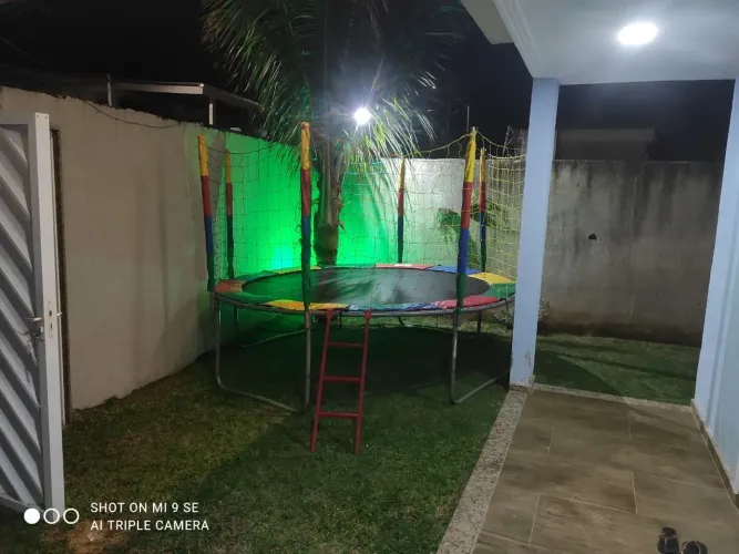 Pula pula 3,05 + casinha de bolinhas