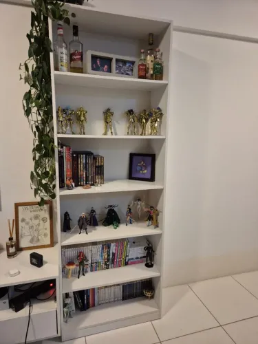 Estante livreiro MDF Madesa branco