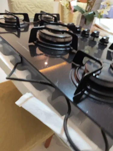 Cooktop Eletrolux em vidro temperado