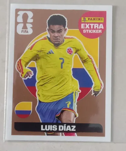 Figurinha Extra Sticker Luis Diaz