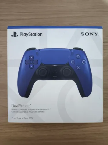 Controle Sem Fio Sony DualSense Cobalt Blue Ps5 PlayStation 5