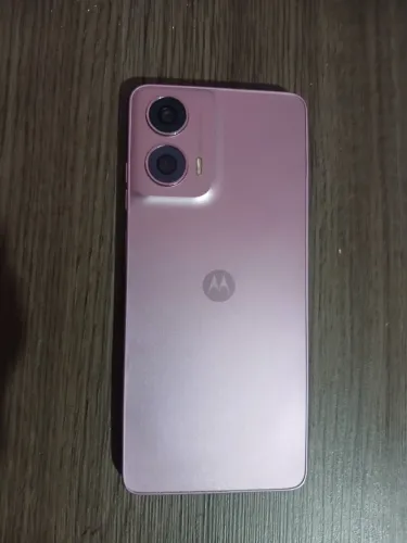 Smartphone Motorola Moto G24 128GB Rosa 4GB + 4GB RAM Boost 6,6" Câm. Dupla + Selfie 8MP D