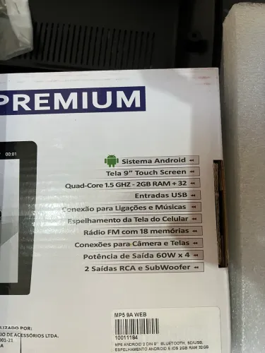 Vendo um Kit central multimídia 9 polegadas android , Fiat argo / cronos