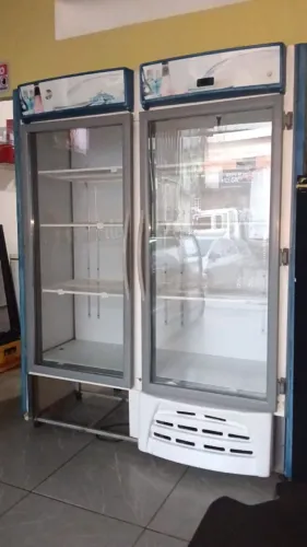Freezer Expositor 2 portas duplo