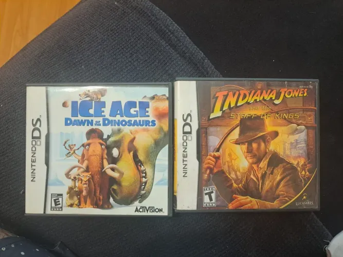 Cartucho Nintendo DS testado e funcionando Era do Gelo $60 Indiana Jones $90