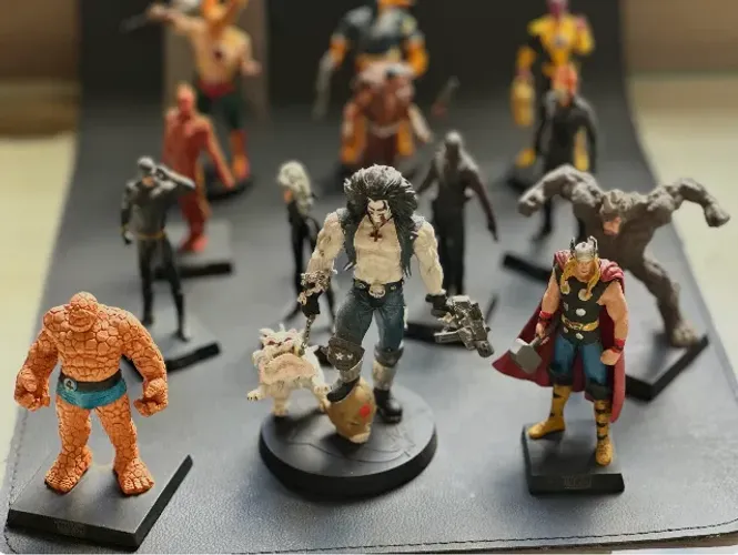 Personagens Marvel e DC Eaglemoss 1/64