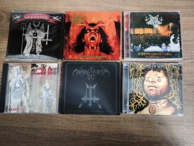 Lote De 210 Cds (35,00 A Unidade) Black Metal E Death Metal