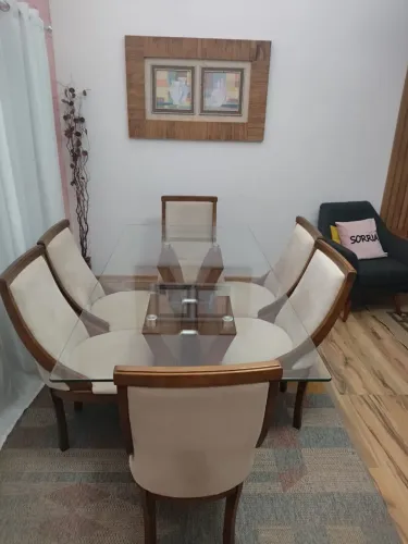 Mesa sala de jantar 6 lugares