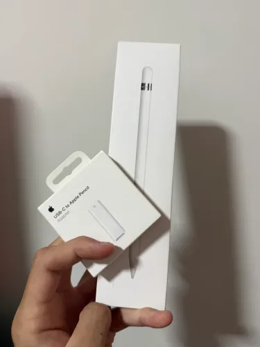 Apple Pencil 1ª Geração Original + Adaptador USB-C