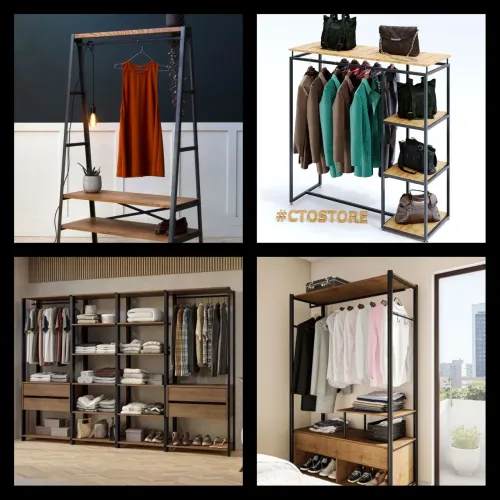 Araras guarda roupas industrial