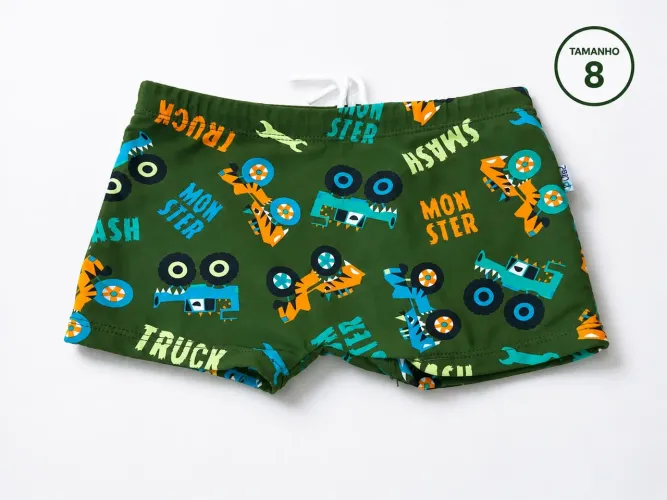 Sunga Infantil Puket Tam. 8 Monster Truck