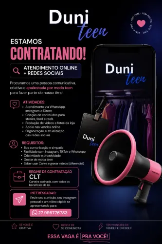 Vaga de emprego 