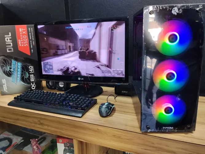 Pc Gamer i5 16GB DDR4 RX 5500Xt 8GB Garantia e Nota