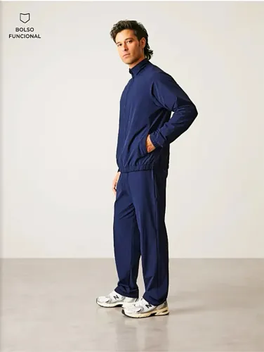 Kit Esportivo da Hope Premium Masculino Completo - Alta Performance Azul Marinho (3 Peças)