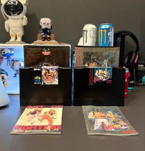 NEO GEO AES - ART OF FIGHTING 1 + ART OF FIGHTING 2 | LOTE PARA COLECIONADOR CIB
