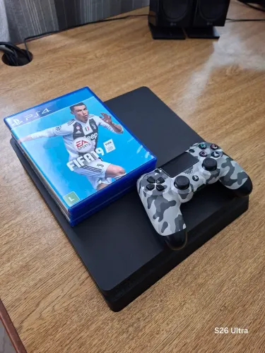 PLAYSTATION SLIM 4 + JOGOS